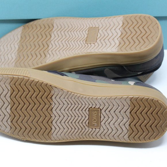 Tom’s Carlo Camo Sneakers SIZE 10.5 green woodland camouflage - Picture 7 of 10